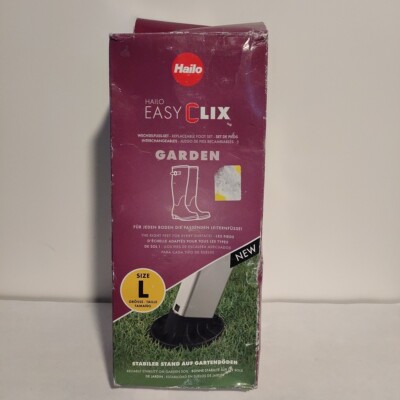 Hailo EasyClix Garden Size L Interchangeable Foot Set Quick Change Stabilizer