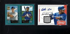 EDWIN ENCARCION AUTOGRAPH JERSEY #9/10 2014 CLASSICS +  2001 RC TOPPS