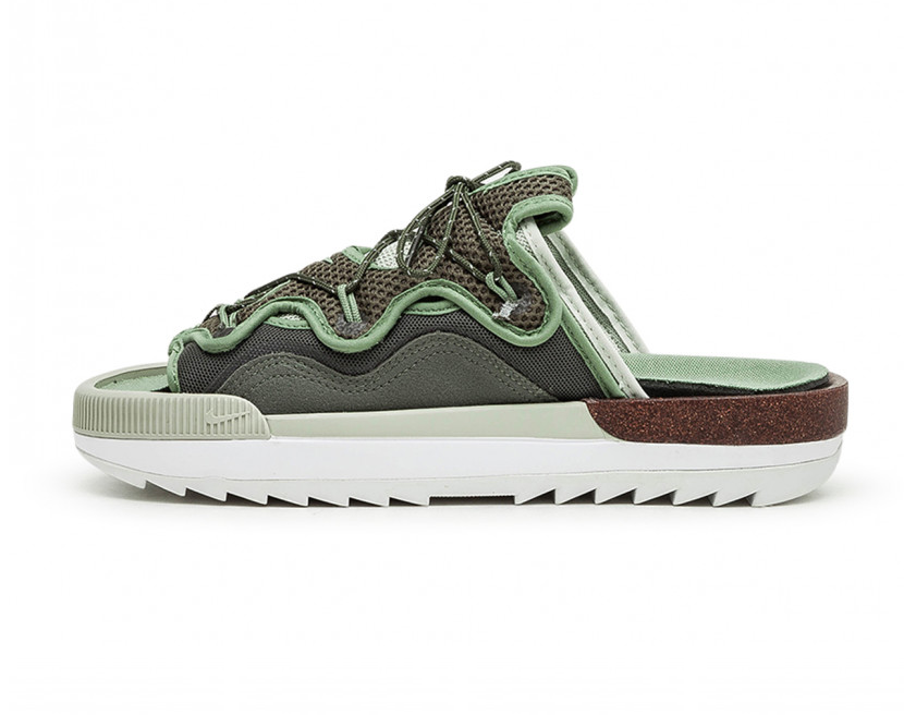 Nike Offline 2.0 Slides Sandals Mule Olive Green | eBay