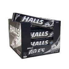 2 PACK x20 HALLS Throat Drops Extra Strong Menthol Strawberry Soothing Cough DHL