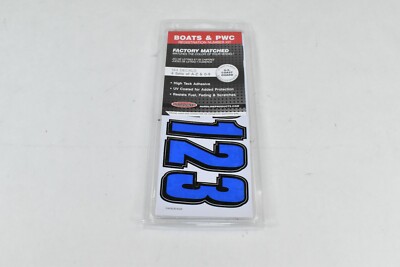 HARDLINE BLBLK320 LETTER & NUMBER KIT BLUE / BLACK