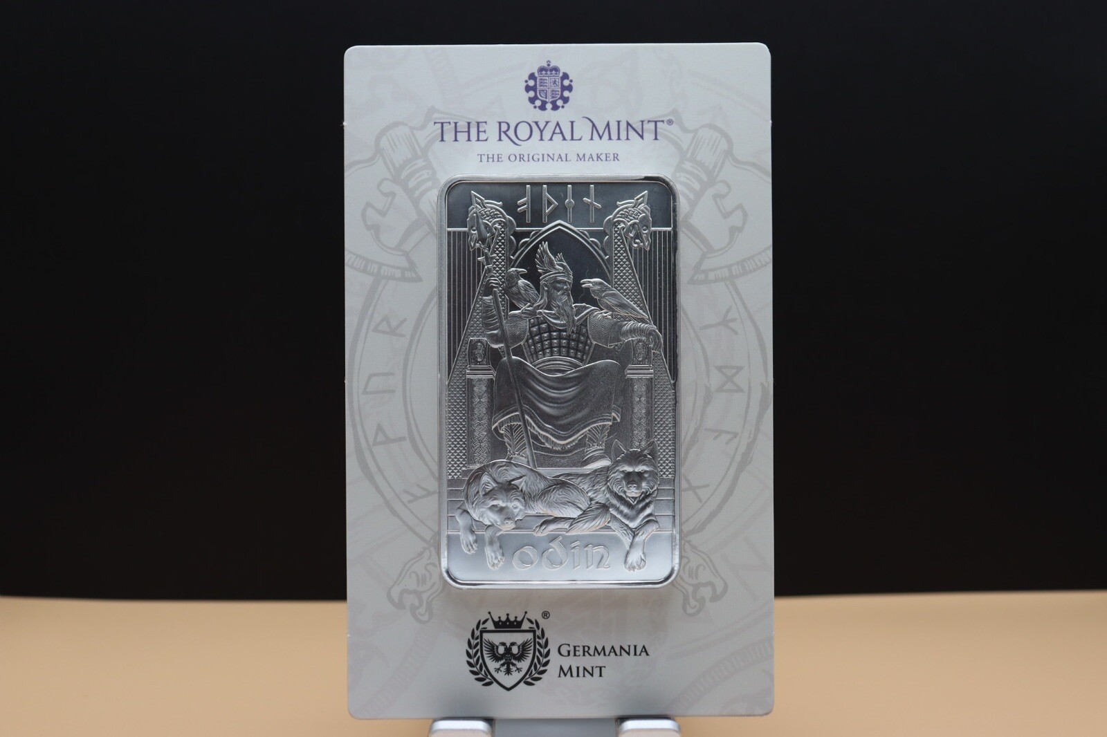 Odin Norse Gods 10 oz Fine Silver Bar  Royal Mint and Germania Mint