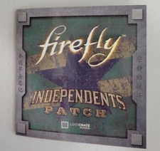 Firefly Independents Patch 3” Loot Crate Exclusive New 2016
