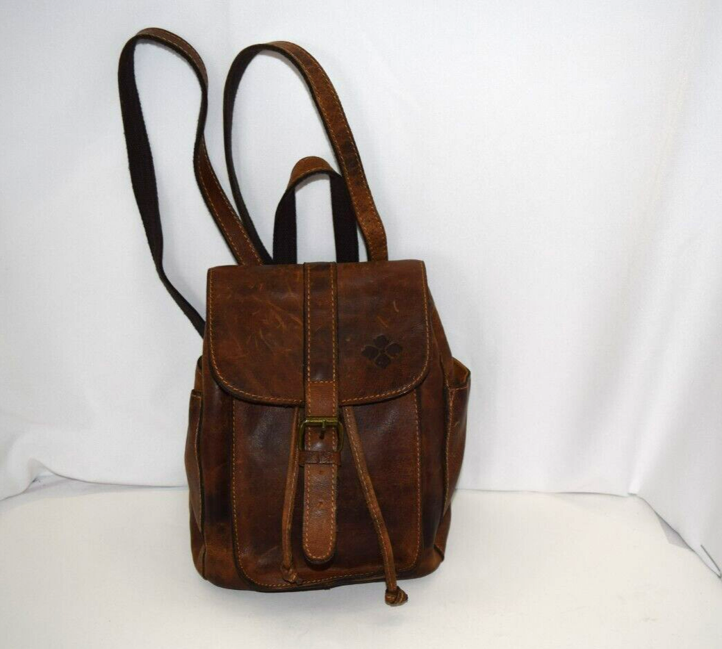 PATRICIA NASH BACKPACK LEATHER BROWN PURSE BAG | eBay display picture 1