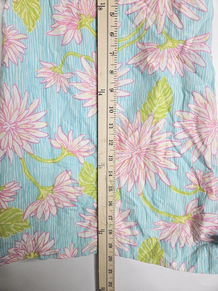 Vestido Lilly Pulitzer Carolina Niña Surf Azul Todo Tahled Up Azul Rosa 4 Foto 3 de 4