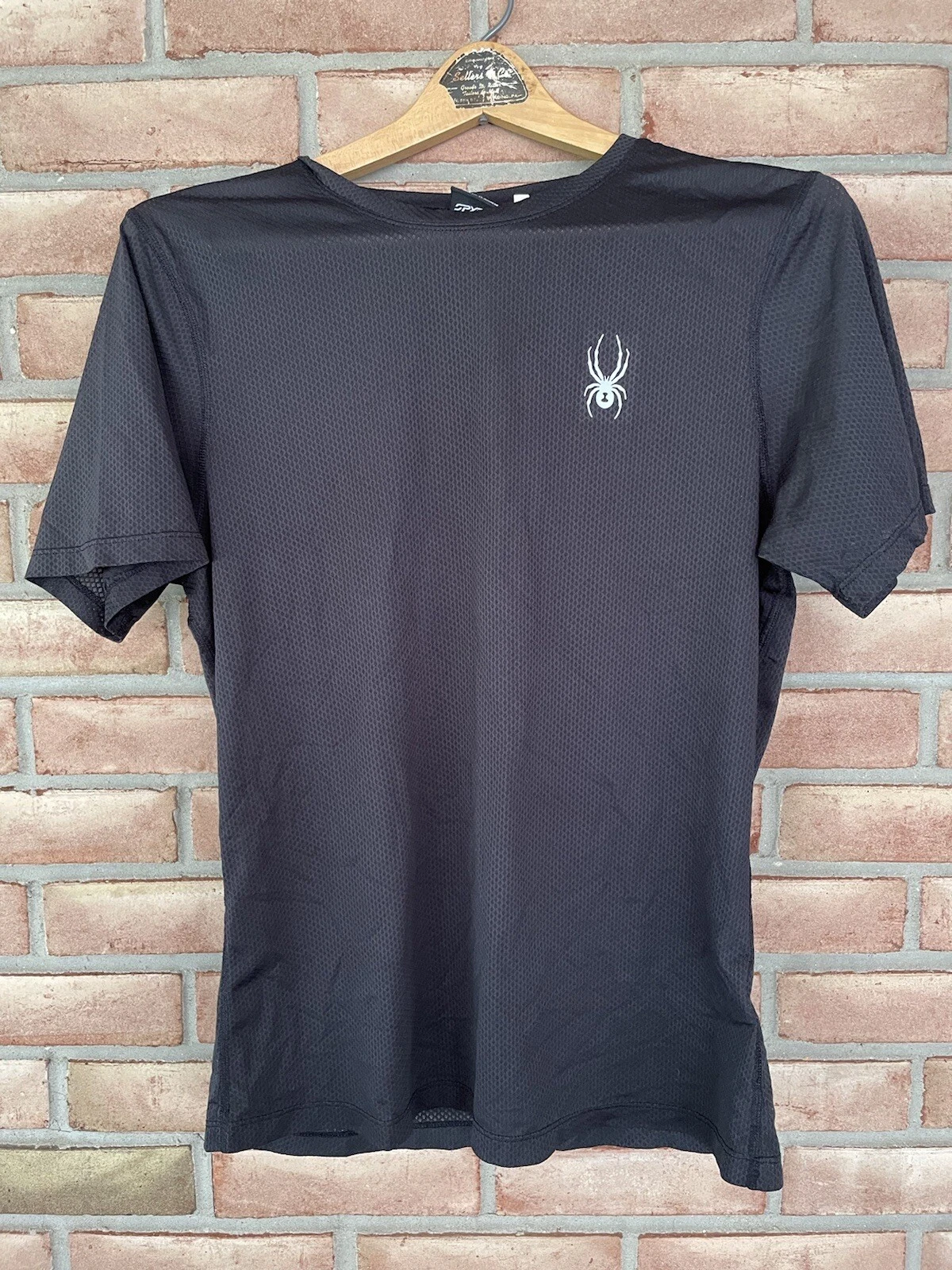 Spyder Active Men’s Size Small Black Quick Dry Short Sleeve Shirt