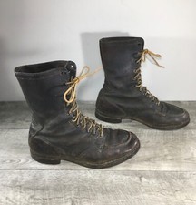 Original Chippewa Sport Upland Work Mens Hunting Leather Boots Size 8 Vintage