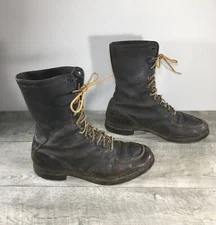 Original Chippewa Sport Upland Work Mens Hunting Leather Boots Size 8 Vintage