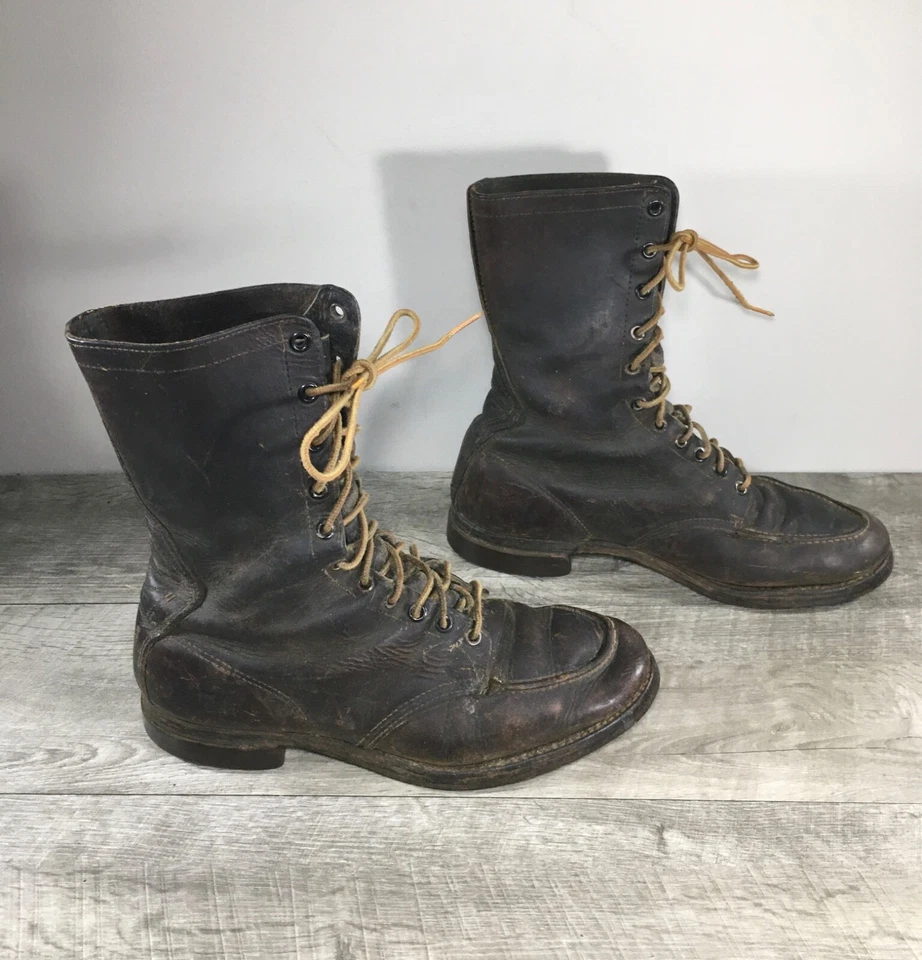 Botas de cuero de caza originales Chippewa Sport Upland Work para hombre talla 8 vintage Foto 2 de 4