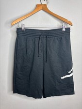 Nike Jordan Jumpman Air Fleece Sweat Shorts AQ3115 010 Black White Mens S 4316