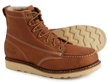 13 D Chippewa Men's Edge Walker 6” Moc-Toe Leather Work Boots