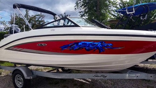 3D Dragons wrap, Dragons Boat vinyl, Dragons Watercraft 3D graphics full color - Bild 8 von 11