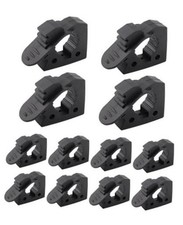 Quick-Release Clamp Mount Rubber Clamp Grip for 1-1/7'' to 1-3/7'' 12 Pack
