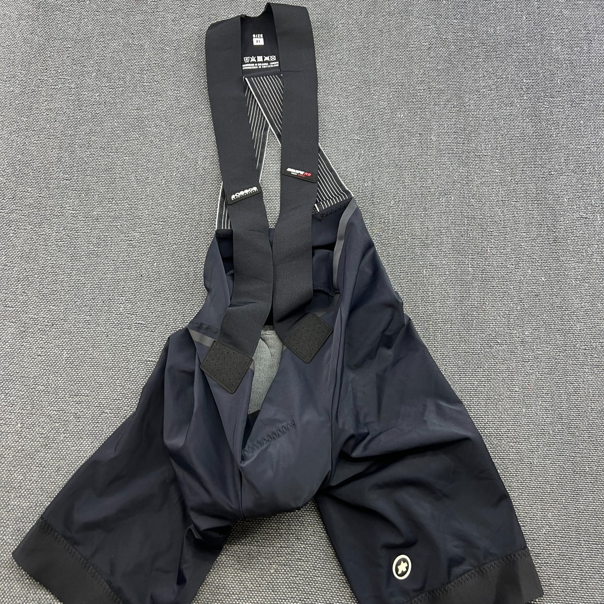 Aassos Equipe RS S9 Mens Bib Shorts XL Black Padded Racing Prof