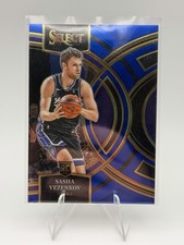 Sasha Vezenkov Rookie Card 2023-24 Panini Select Retail Blue Prizm RC #127. rookie card picture