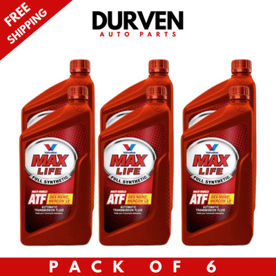 Valvoline MaxLife Dex/Merc ATF Mercedes Cadillac GMC (6 Quarts)