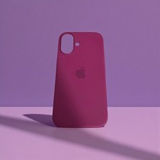 Apple Silicone MagSafe Case for iPhone 16 Fuchsia Pink 