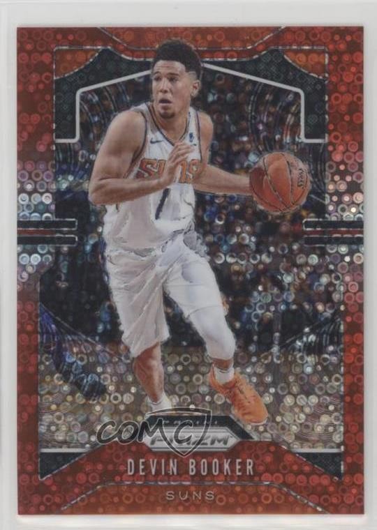 2019-20 Panini Prizm Fast Break Red Prizm 59/125 Devin Booker #67 14cm