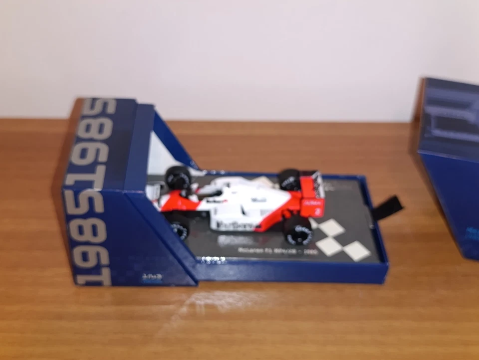 McLaren TAG Turbo MP4/2B 1985 Alain Prost Modellino Formula 1 1:43 Solido - Immagine 3 di 4
