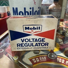 1950s Mobil Gas Station Voltage Regulator MF12H NOS Adjustable Antique Auto Part