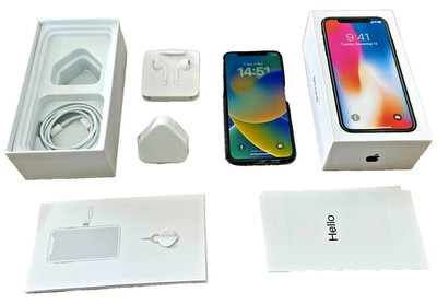 Apple iPhone X Entsperrt 64GB 256GB Grau Silber Makellos A++ Zustand 1 Jahr