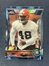 2015 Topps Chrome Diamond Refractor #164 Nate Orchard Browns