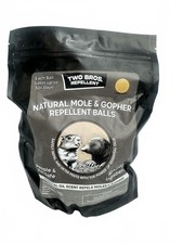 Two Bros Natural Mole & Gopher Repellent Balls Pet Safe Essential Oil 30+ Day