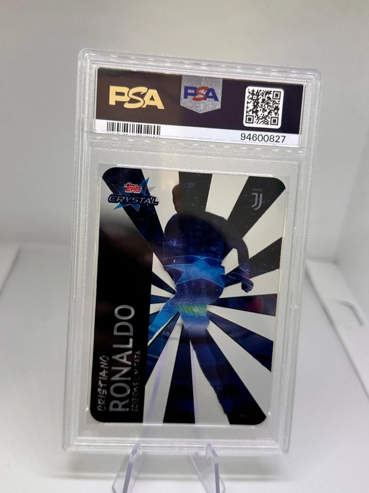 Cristiano Ronaldo #LE2 Topps Crystal UEFA C/L Limited Edition Psa 9 - Imagen 3 de 3