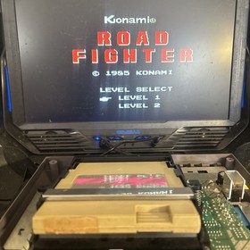 ROAD FIGHTER Hudson Soft Famicom Cartridge 5 Screw Japanese Import Tested