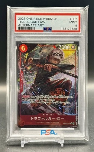 One Piece Trafalgar Law (Alternate Art) PRB02-002 Premium Booster PSA 10