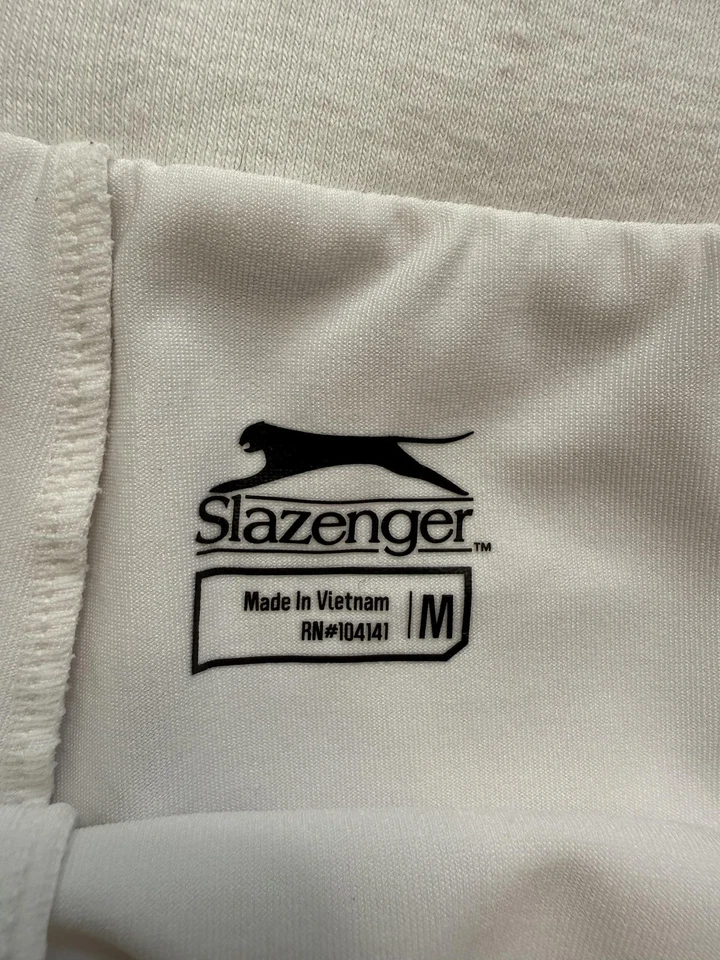 Falda Slazenger Mujer Mediana Blanca Atlética Golf Skort Cordón Bolsillos Foto 4 de 4