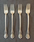 Towle Old Master Sterling Silver Dessert Forks Set 4 – Monogram “V” – Estate