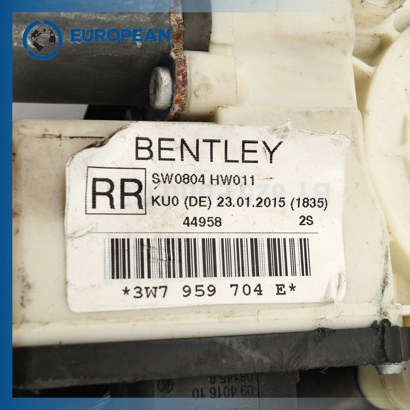 Bentley Continental GT 2011-2018 Right Quarter glass