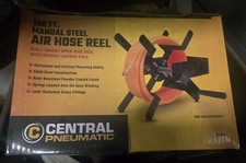 100 Ft. Manual Steel Air Hose Reel. (Does not include hose)