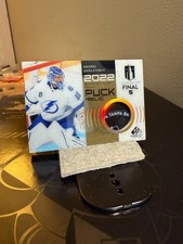 SP-game Used Puck Relic vasilevsky Stanley Cup Final 2022