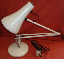 Rare Vintage White Herbert Terry Anglepoise Model 90 clean GWO