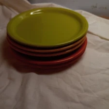 NEW FIESTA Rainbow 5 LUNCH PLATES BRIGHT MIXED SET 9” FIESTAWARE  