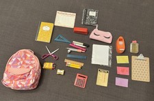 Our Generation School Accessories Set With Backpack