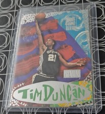 TIM DUNCAN SPURS 1997-98 SKYBOX PREMIUM NEXT GAME ROOKIE RC INSERT CARD 7NG. rookie card picture