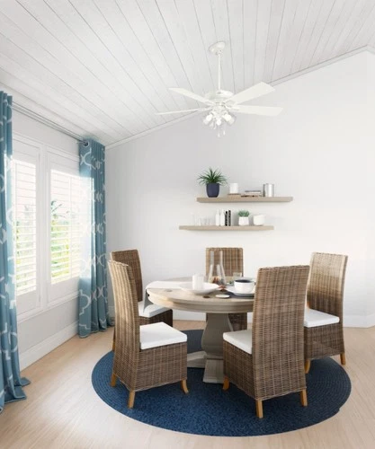 Hunter Fans - Crestfield 52 Inch Low Profile Ceiling Fan with LED Light Kit and - Picture 4 of 4