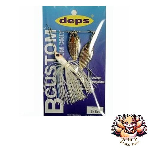 NEW Deps Spinnerbait B Custom Double Wheelow 3/8oz Albino #14 - Image 1
