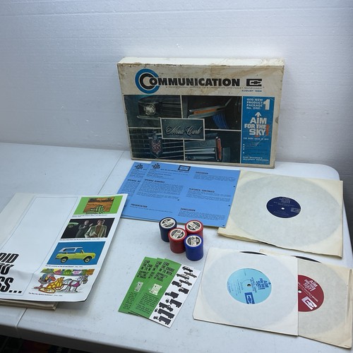 COMMUNICATION August 1969 CHEVROLET DEALER FILMSTRIPS RECORDS BROCHURES