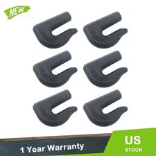 6 Pack 3/8" Weld On Grab Hook 6600lbs Capacity G70 Forged Grab Chain Hooks