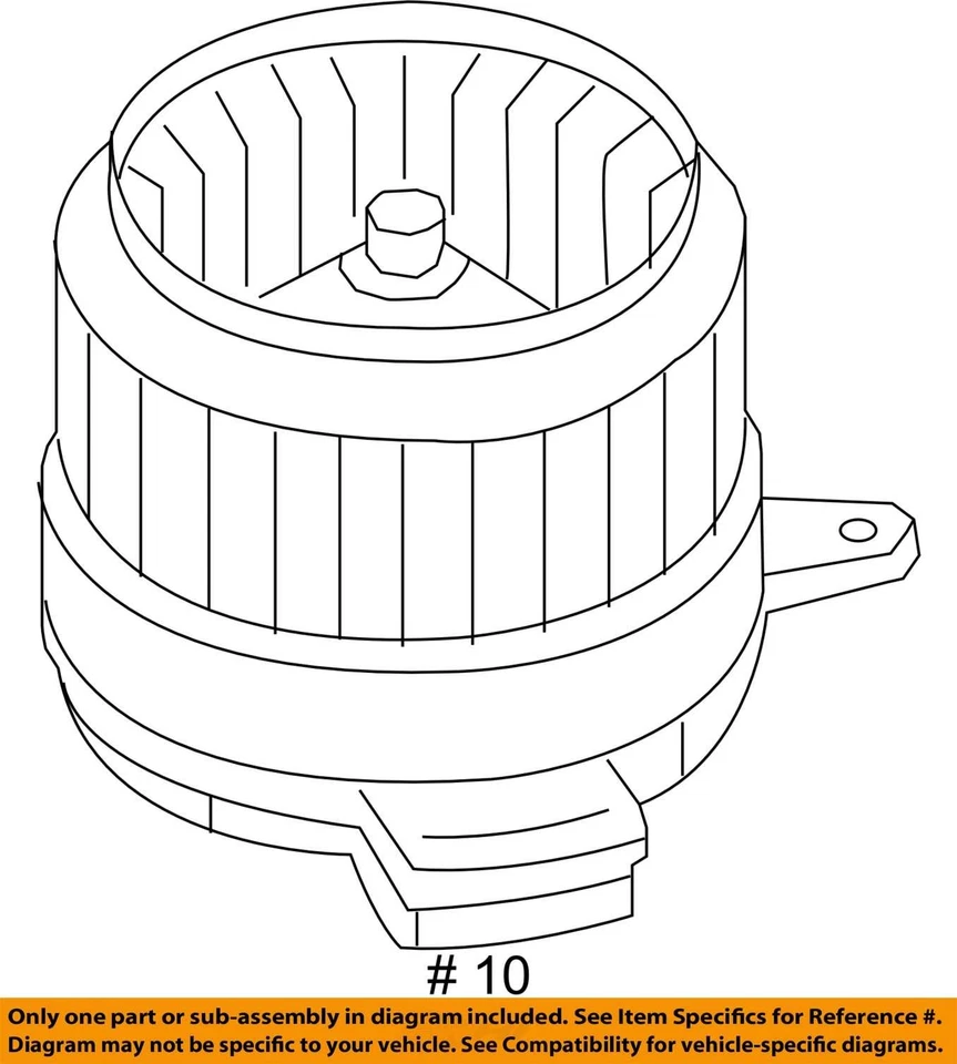 2014-2017 AUDI RS7 OEM AQUECEDOR AC HVAC CONJUNTO DE MOTOR SOPRADOR CLIMÁTICO 4H1820021 - Imagem 4 de 4