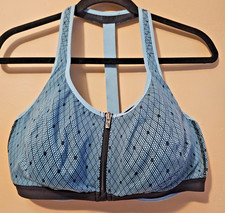 Victoria's Secret Knockout Front Close blue/black Sport Sports Bra 38DD