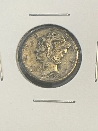 1926 Mercury 90% Silver Dime VG X2505