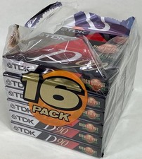 11 vintage TDK D 90 high output CASSETTE TAPES sealed MIP 5pix