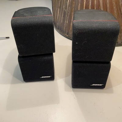 Bose Double Dual Cube Speaker Pair Arrays Direct Reflecting Acoustimass Surround