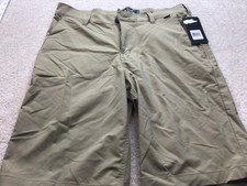 Hurley Chino Shorts Boys 18 Beige Khaki Flat Front Twill Casual Golf Walk 32x9