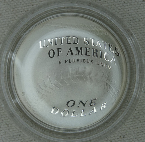 2014-P Baseball Hall of Fame Proof Silver Dollar US Mint $1 Commemorative No Box